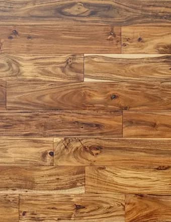 Solid hardwood flooring sample
